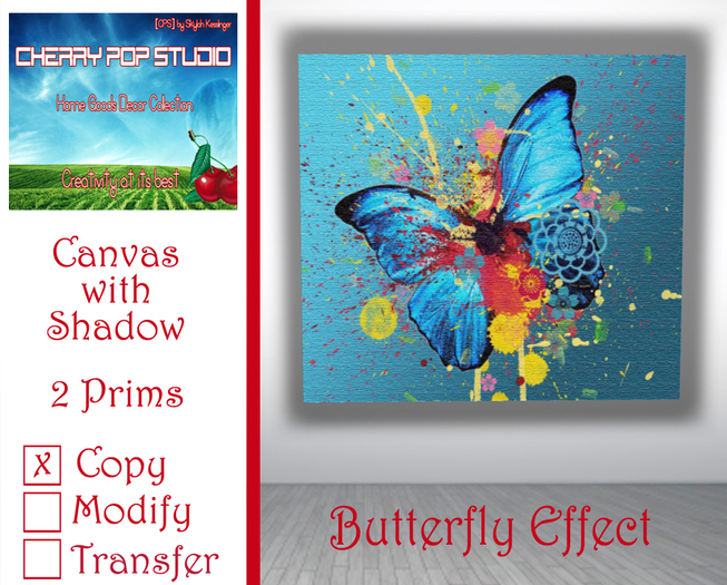 [CPS] Butterfly Effect Canvas {BOXED}