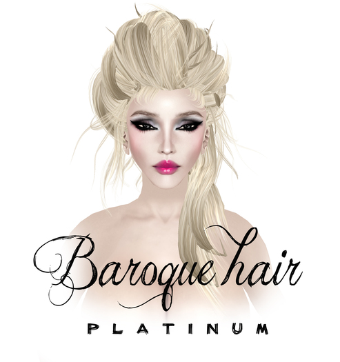 Baroque hair platinum
