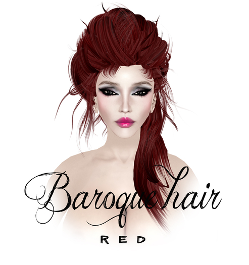 Baroque hair red