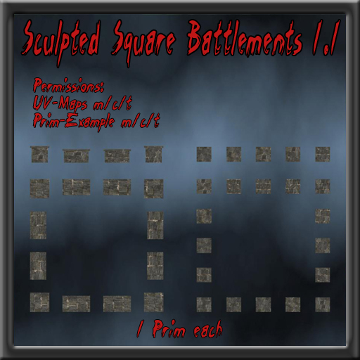 FCD Sculpted Square Battlements 1.1