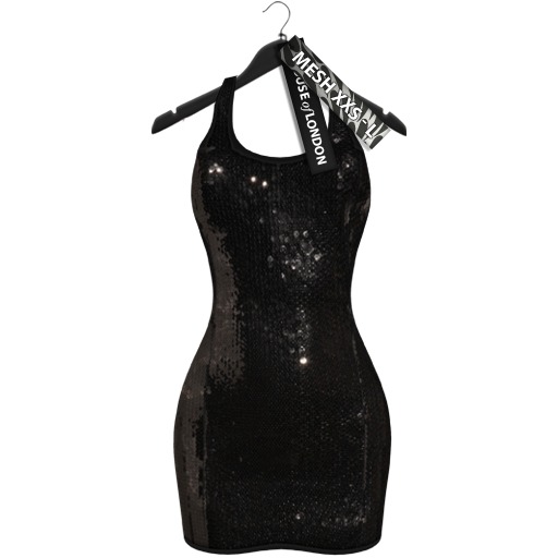 [PO] Liv Sequin Dress - onyx