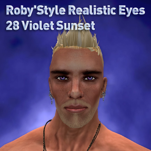 Roby'Style Realistic Eyes 28 Violet Sunset
