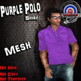 [UnderDogs] - Polo - Purple - Mesh 
