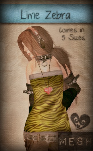 [S] Tube - Lime Zebra