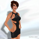 Lurve Luscious Cutout Mini - Black