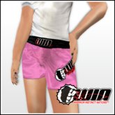 WIN Pink Short Trunks Black Elastic