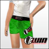 WIN Green Short Trunks Black Elastic