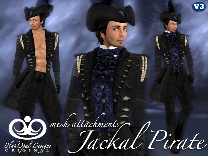Jackal Pirate - Black-Blue