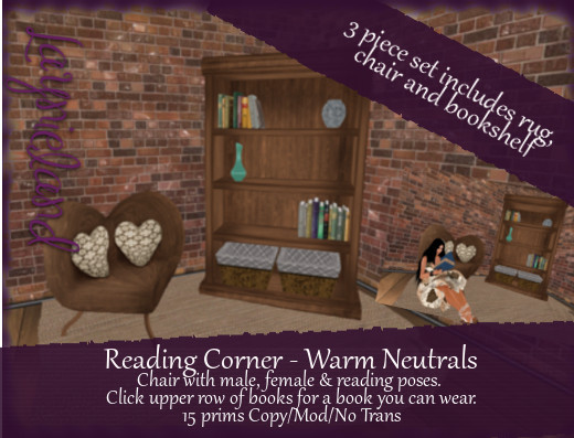 ~LL~ Reading Corner - Warm Neutrals