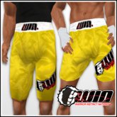 WIN Yellow Trunks White Elastic