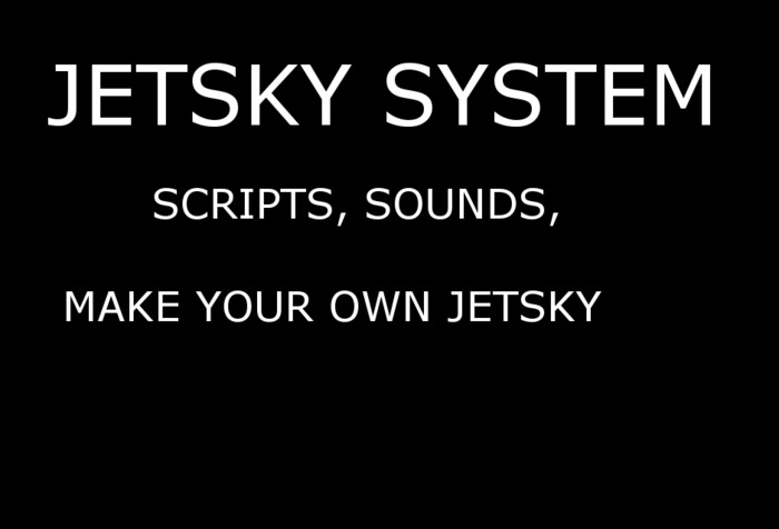 @MA@ Scripts Jetski Full Perm 