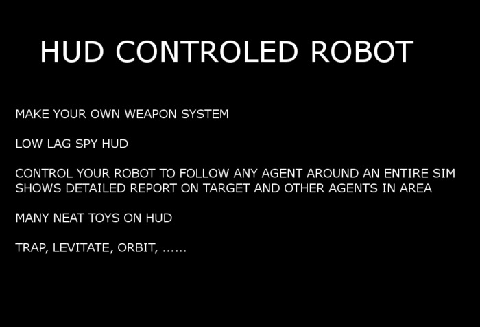 @MA@ Scripts HUD CONTROLED ROBOT