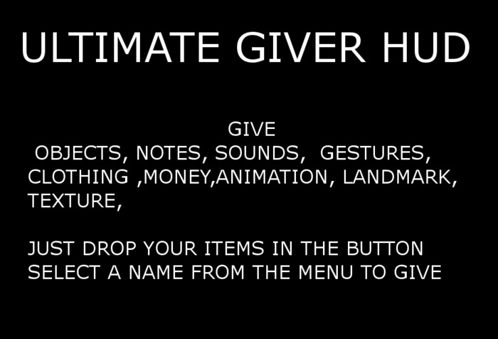 @MA@ Scripts  ULTIMATE GIVER HUD 