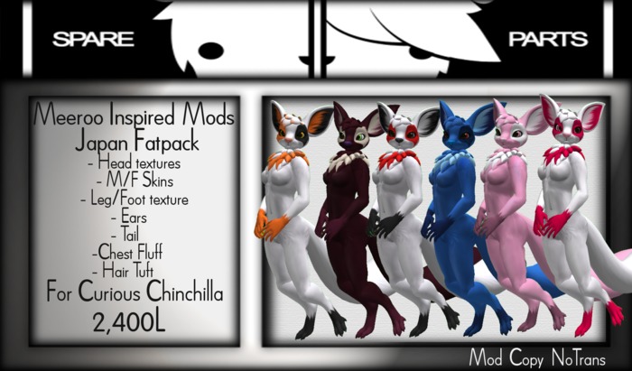 Meeroo inspired mods Japan  Fatpack