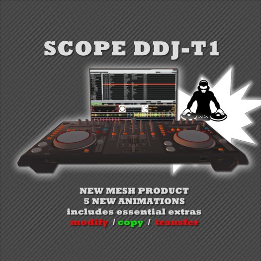 Scope DJ Equipment - DDJ-T1 - Boxed