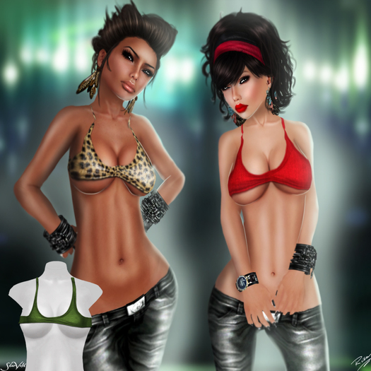 Tease top in military by Rock Me Amadeus