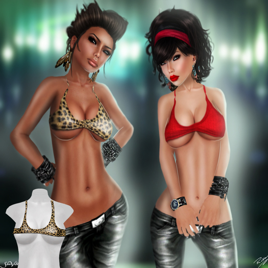 Tease top in Leo by Rock Me Amadeus