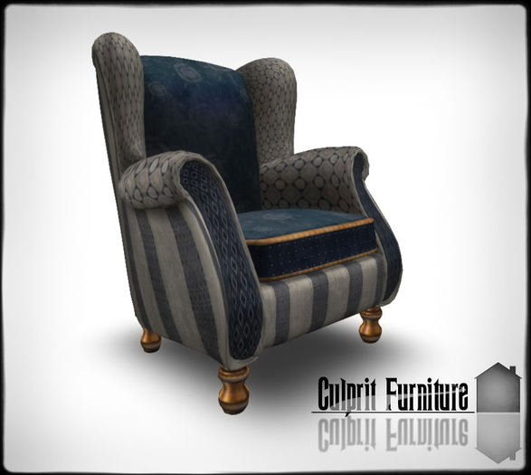 Culprit Wingback Chair Bloo MP BOX