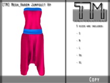 [TM] Mesh_Harem Jumpsuit Hp