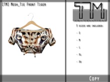 [TM] Mesh_Tie Front Tiger