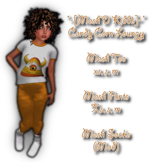 *-[MESH'D  KIDDS]-* Candy Corn Fit