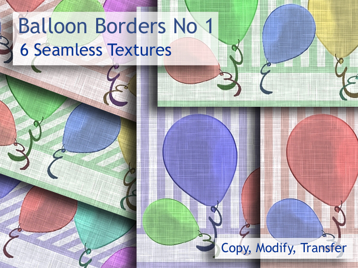 Balloon Borders No 1 - Pastel Colors