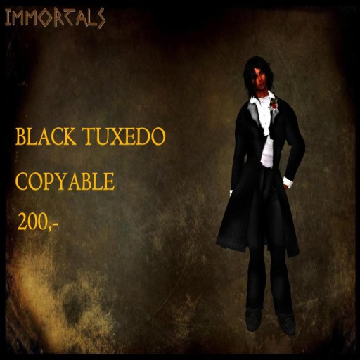 IMMORTALS BLACK TUXEDO LONG TAIL