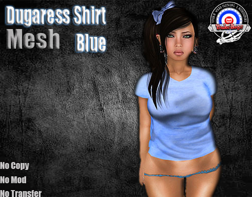 [UnderDogs] - Dugaress Shirt - Blue - Mesh 