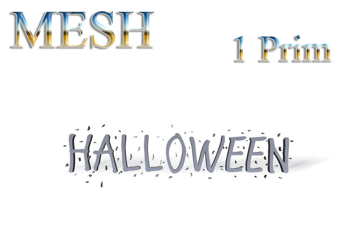 T-3D Creations [ HALLOWEEN ] MESH - Full Perm -