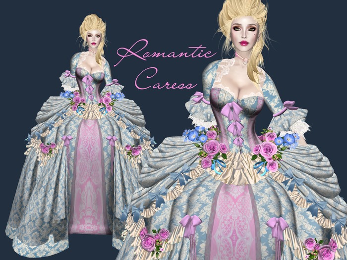 Boudoir -Romantic Caress Baroque Gown