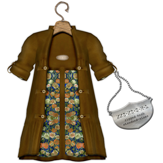 T&O AOYAMA *Smock Jacket* Rigged-XXS/XS/S/M/L ~Tan