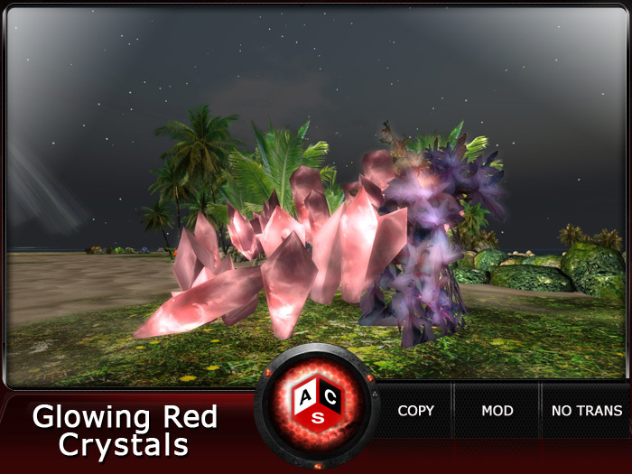 ACS Glowing Red Crystals