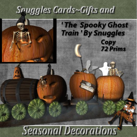 ' The Spooky Ghost Train ' By Snuggles