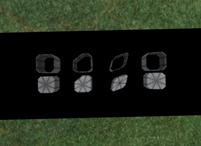 sculpted sci-fi shapes boxed