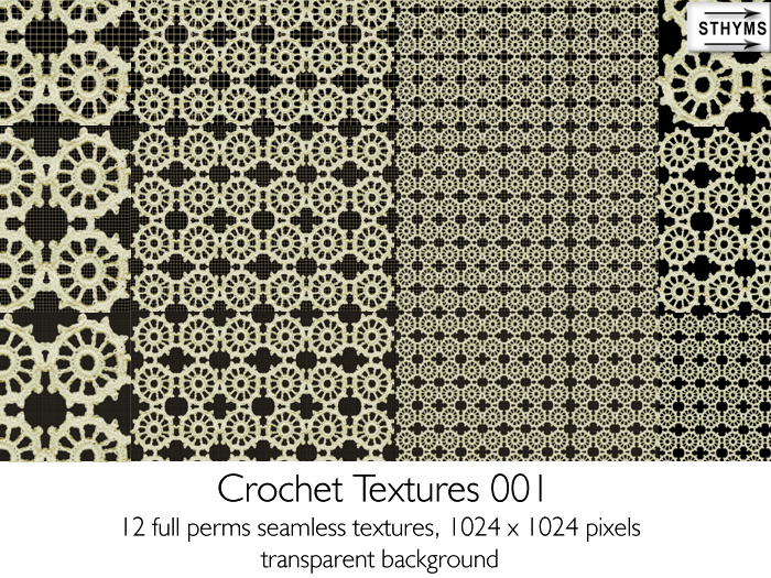 STHYMS - Crochet Textures 001 FULL PERMS