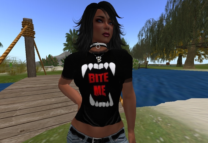 Amanda's "BiteMe" T-Shirt