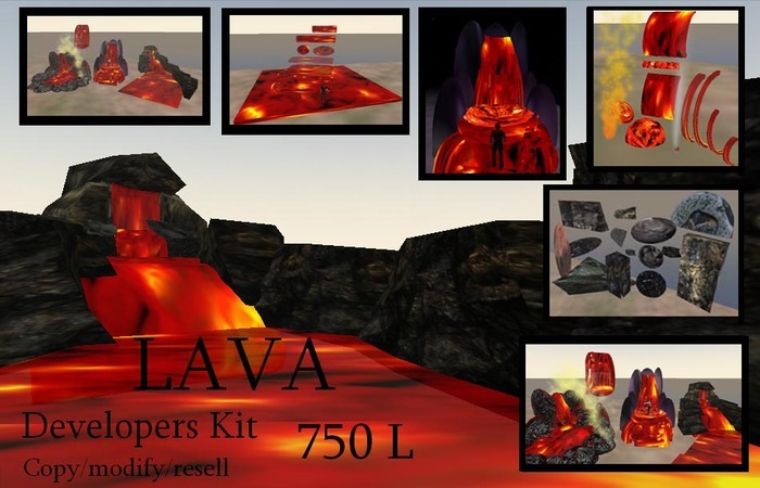 Volcano & Lava Builder Kit [BOXED]