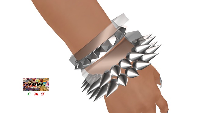 [7891.] - Laz Bangles - Silver (W\Resize)