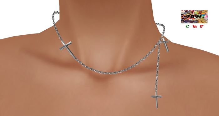 [7891.] - Ritual Necklace - Silver (W\Resize)