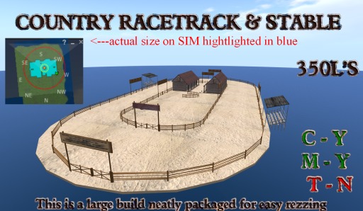 Country Race Track & Stable Boxed