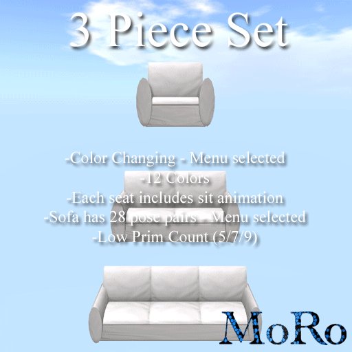 3 Piece Furniture Set