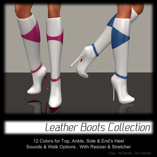 - MPP - Leather Boots - White