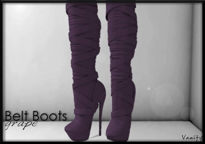 [ VANITY ] Gift Belt Boots .:Grape:.