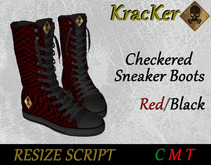 Kracker Sneaker Boots Red/Black