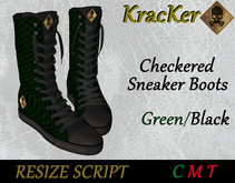 Kracker Sneaker Boots Green/Black