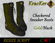 Kracker Sneaker Boots Gold/Black