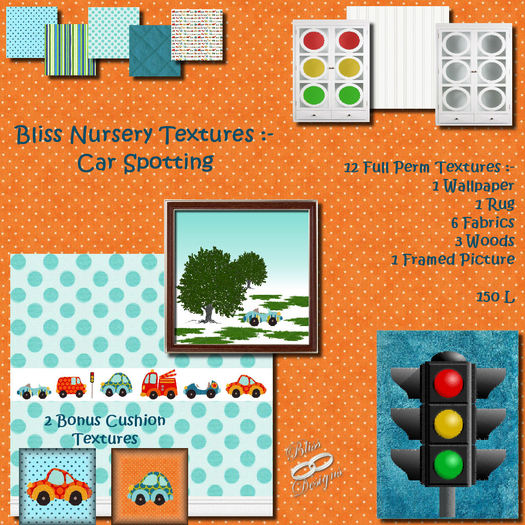 Bliss Nursery Textures - Car Spotting - Box