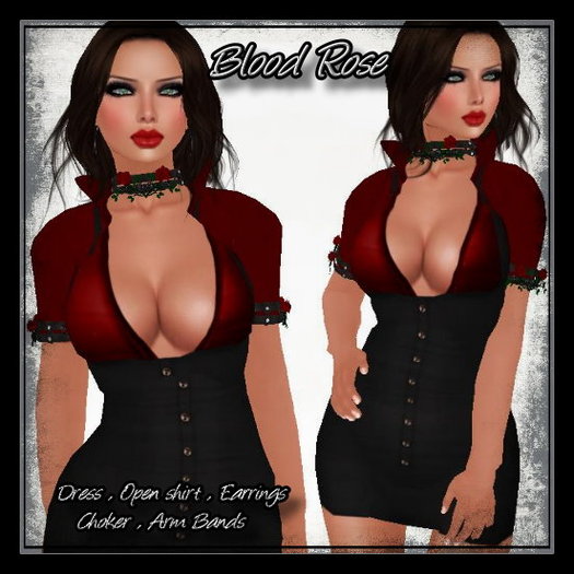 -Mystique-Blood Rose Outfit