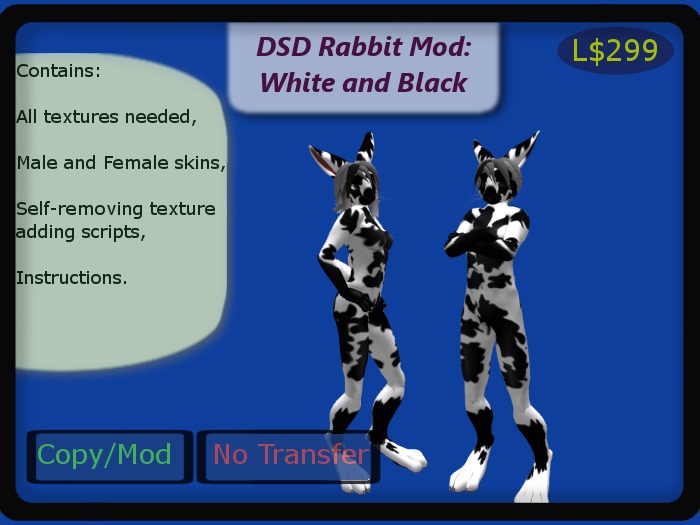 Splotchy, White and Black