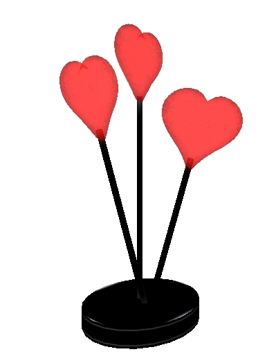 Arranjo valentine vermelho